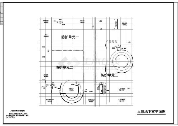 某市多层商业建筑平面CAD图-图一