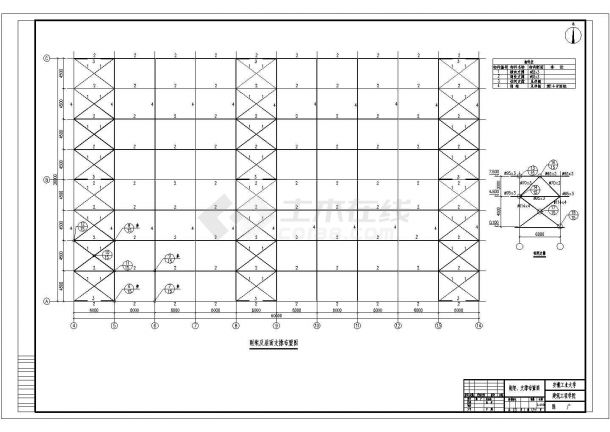 2×18米跨门式刚架厂房带吊车完整毕业设计（含计算书、建筑、结构图）-图二