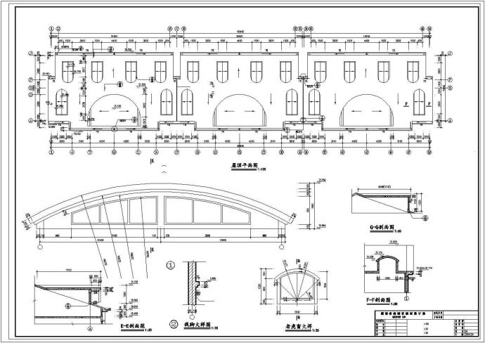 株洲市某居住区4500平米左右6层框混结构住宅楼建筑设计CAD图纸_图1