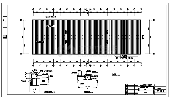 厂房设计_2900平方米单层日盛磁砖漳洲厂厂房建施cad图，共五张-图二