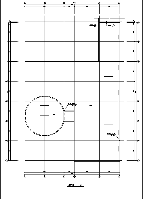 三角形地块3层7785平米L形砖混及框架宾馆综合楼建筑设计施工cad图纸-图一