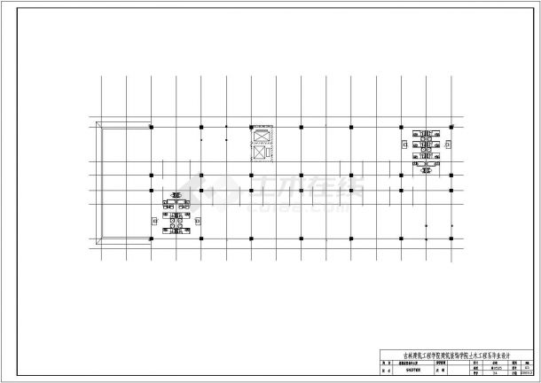 某七层框架结构青年公寓楼设计cad全套建筑施工图（含设计说明，含结构设计，含计算书，含施工组织设计）-图一