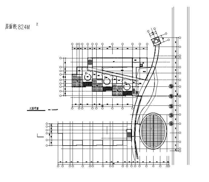 3层4866平米幼儿园教学楼建筑设计施工cad图纸_图1