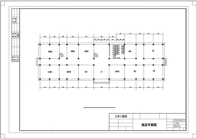 4665平米五层教学楼毕业设计（计算书、建筑、结构图）.dwg_图1