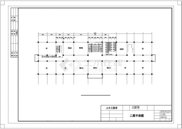 4665平米五层教学楼毕业设计（计算书、建筑、结构图）.dwg-图二