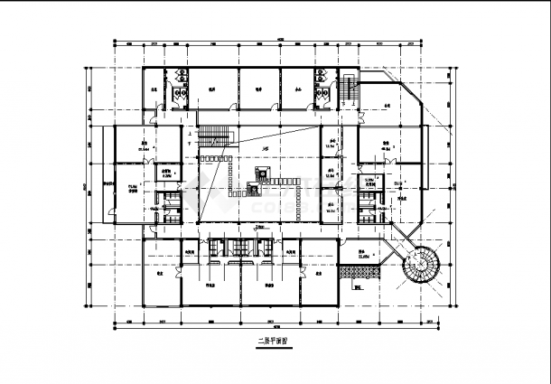 宿迁3层幼儿园及社区服务中心建筑方案设计施工cad图纸-图一