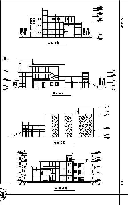 3层1793平方米幼儿园综合楼建筑设计施工cad图纸-图一