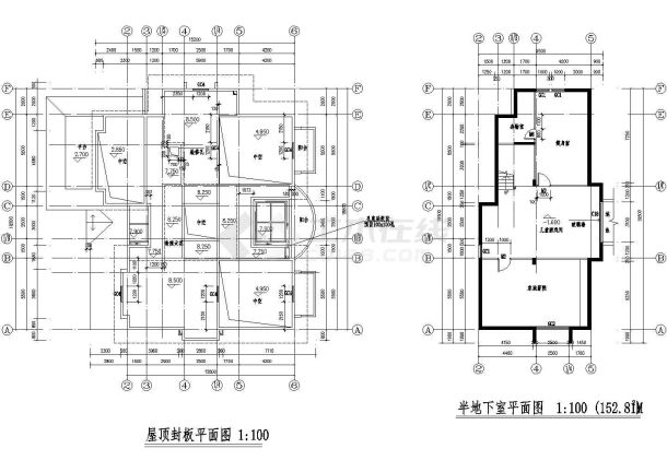 【北京市】某豪华别墅全套施工图-图一