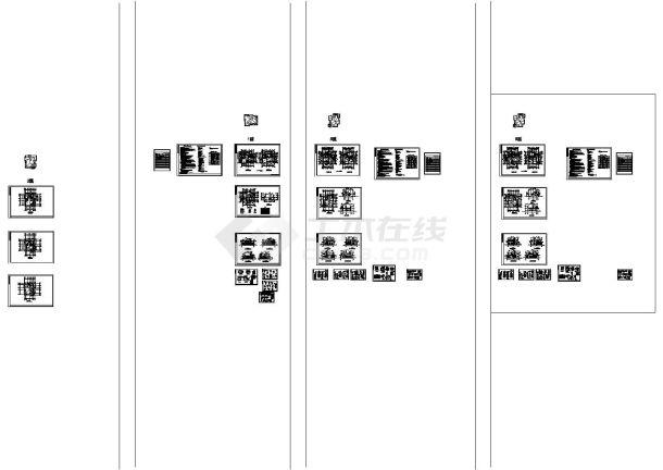 临城高云别墅区三套别墅建筑设计施工图-图一