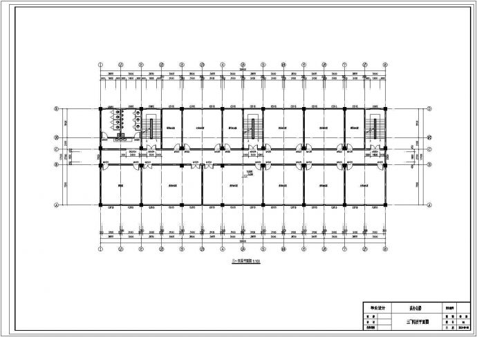 办公楼设计_苏州某工业区4400平米5层商业办公楼建筑设计CAD图纸_图1