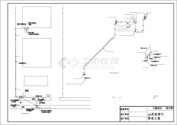 【最新】某建筑气管道工程设计方案CAD图纸-图二
