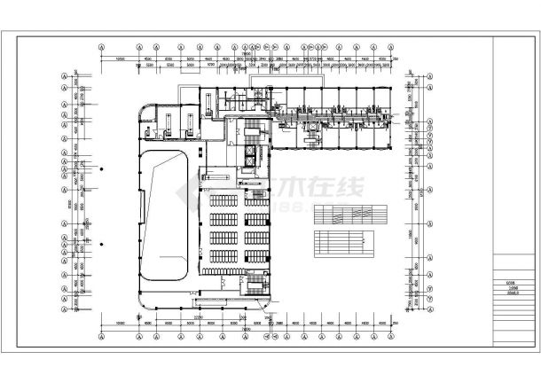 【最新】某行政办公大楼空调设计方案CAD图纸-图一