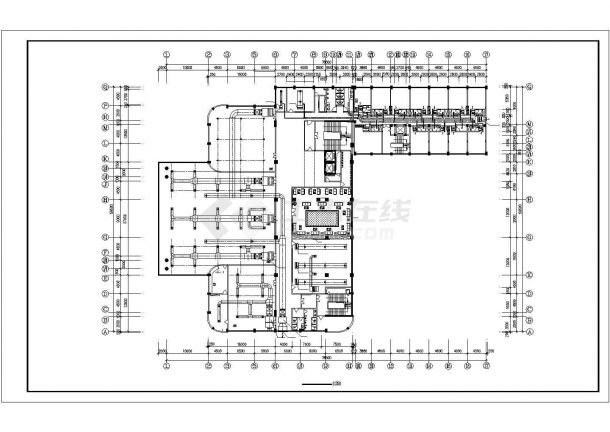 【最新】某行政办公大楼空调设计方案CAD图纸-图二