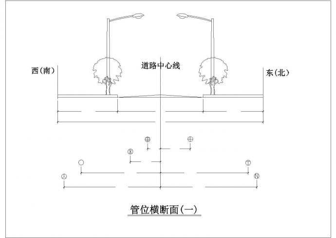 【最新】某供热管网工程设计方案CAD图纸_图1
