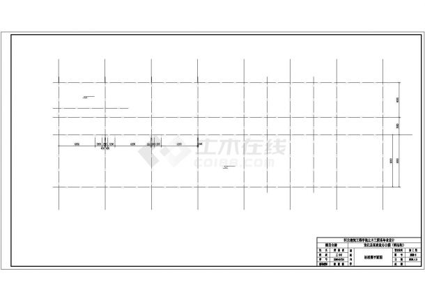 办公楼设计_泉州某工厂6050平米6层钢框架办公楼全套建筑设计CAD图纸-图二