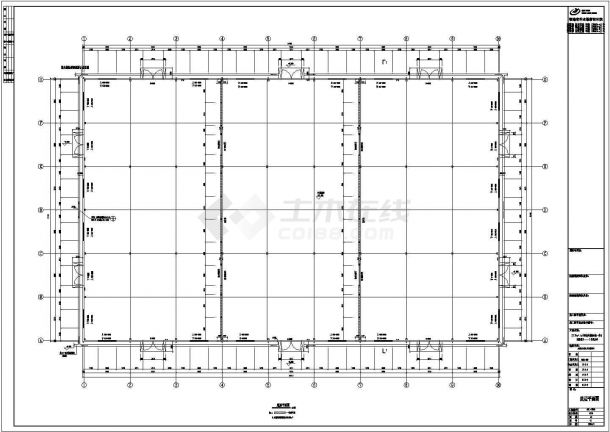 某公司跨度17米单层钢结构门式钢架厂房设计cad全套结构施工图（含设计说明，含建筑设计，含给排水设计，含2栋设计）-图二