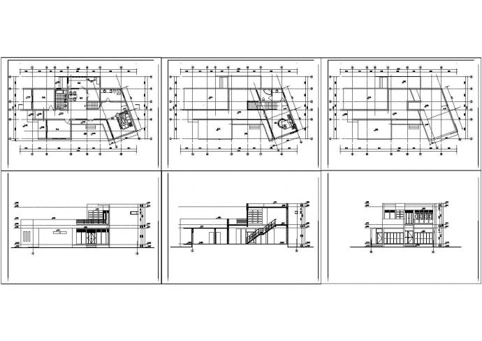 现代别墅方案设计施工图带效果图_图1