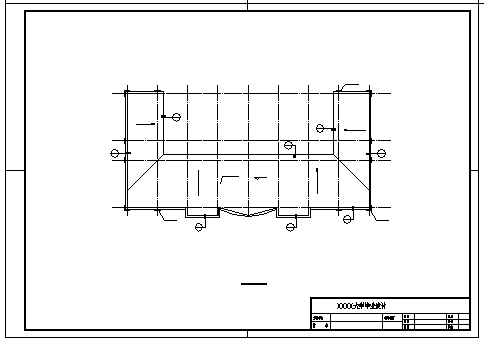 土木工程毕业设计_办公楼设计_4000平方米某四层框架结构职工大学办公楼建施cad图(含毕业设计，共二十三张)-图二