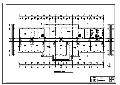 5000平米某五层框架结构网络中心办公楼建筑施工cad图(含计算书，毕业设计)-图二