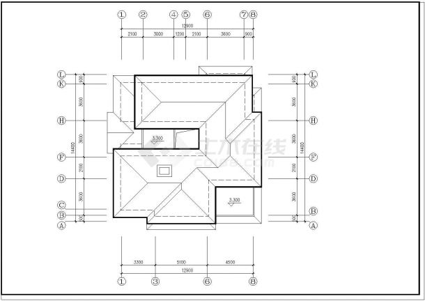 别墅建筑设计方案图带效果图-图一