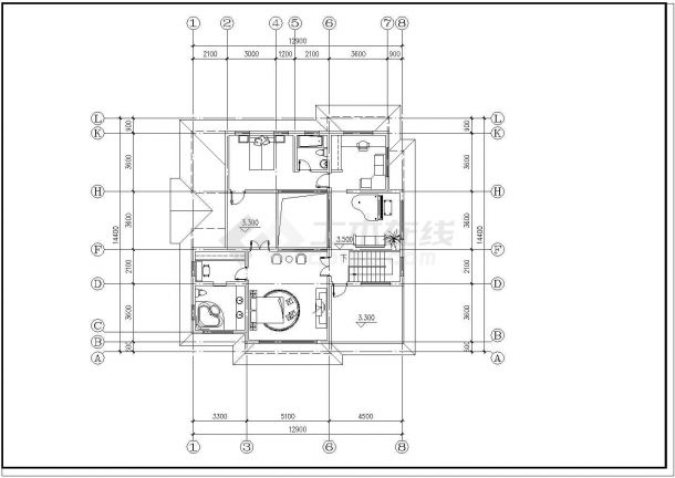 别墅建筑设计方案图带效果图-图二
