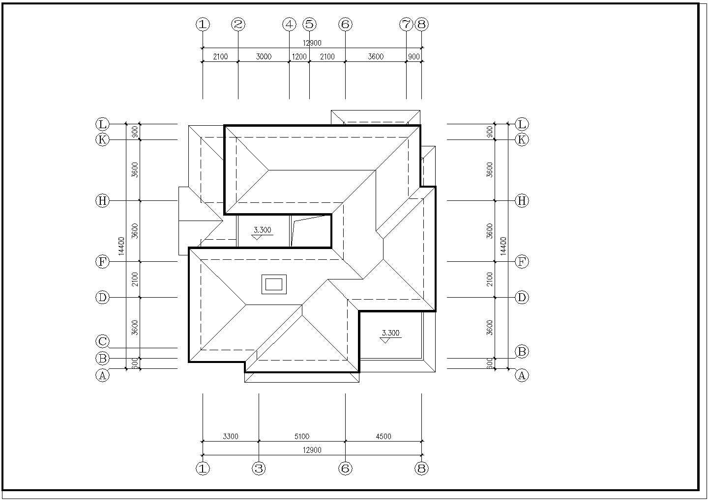 别墅建筑设计方案图带效果图