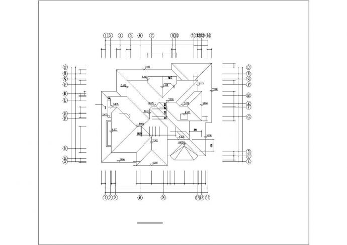 嘉兴市某400平米2层豪华别墅全套建筑设计CAD图纸_图1