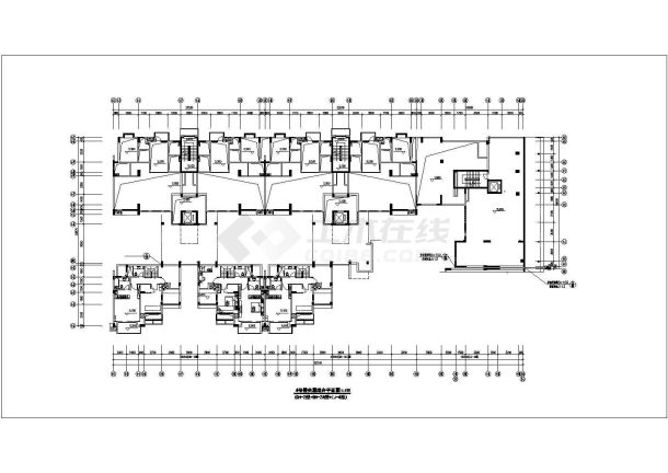 1.2万平米12层框架结构住宅楼平立面设计CAD图纸（含架空和阁楼层）-图一
