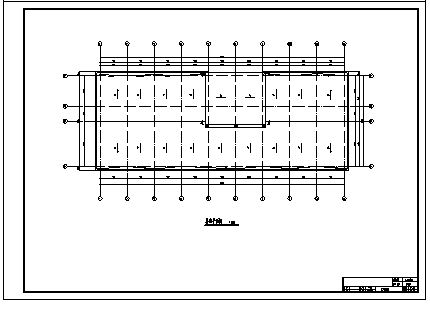 某工业园区某地上六层钢框架结构办公楼全套施工cad图(含计算书)-图二