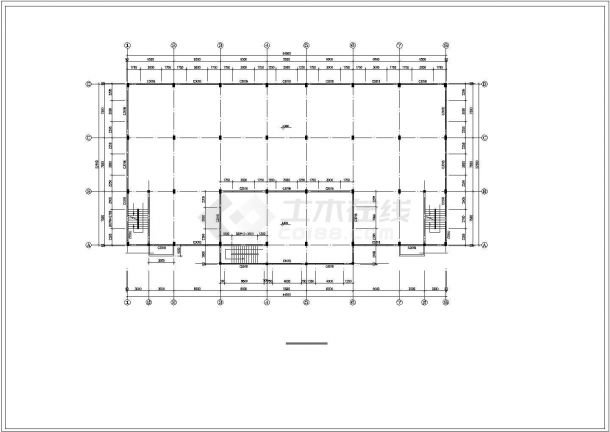 1200平米2层砖混结构职工宿舍楼平立剖面设计CAD图纸（2套方案）-图二