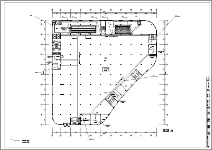 四层购物广场电气设计方案cad图纸_图1