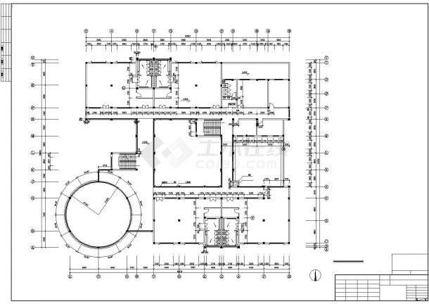 岱山新区B8地块浪琴花园二期两层幼儿园施工图-图二