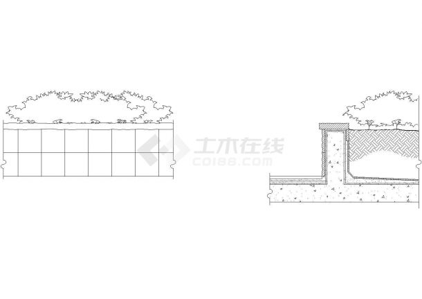 经典公园常用的花坛花钵设计CAD图纸（70张）-图二