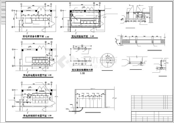 【最新】某315kvA干式电力工程设计方案CAD图纸-图二