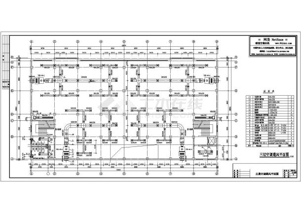 某中型商场中心中央空调工程系统设计施工全套CAD图-图一