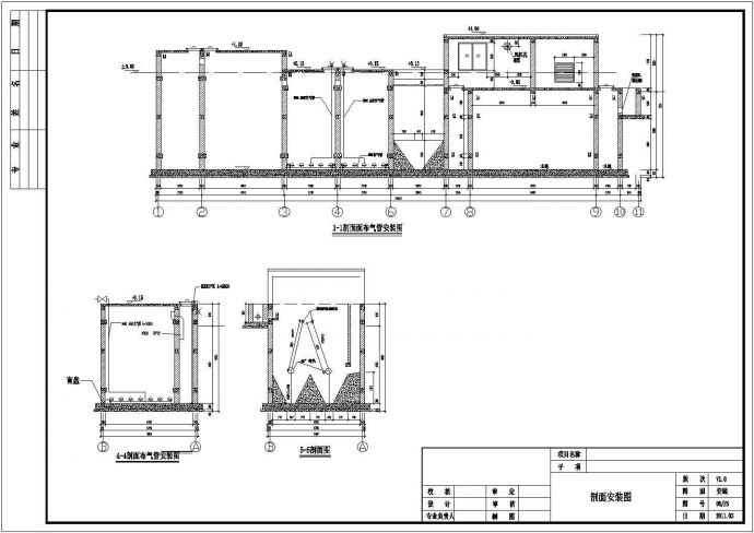 某地区某果汁加工厂污水处理站安装设计详细方案CAD图纸_图1