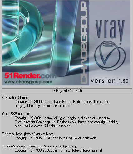 VRay Adv 1.5 RC5 For 3dsmax 9