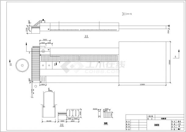 某地区养殖废水处理系统设计详细方案CAD图纸-图二