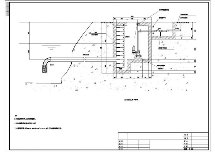 某地区水景源水净水处理全套设计详细方案CAD图纸c_图1