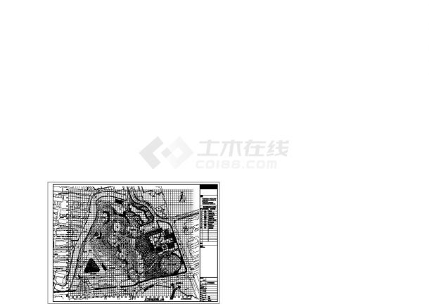 南京市某知名陵园内部景观设计CAD图纸-图一