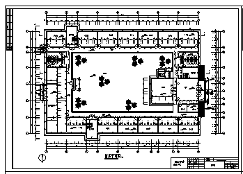 6000平米某市区某六层框架结构商业办公楼全套施工cad图(含计算书，毕业设计，结构)-图二