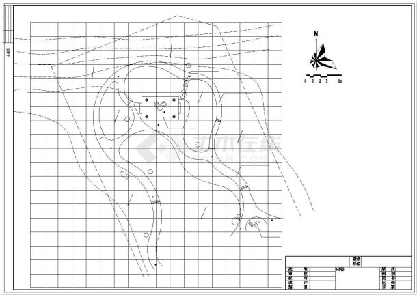 深圳莲花山公园内部景点全套设计CAD图纸-图一
