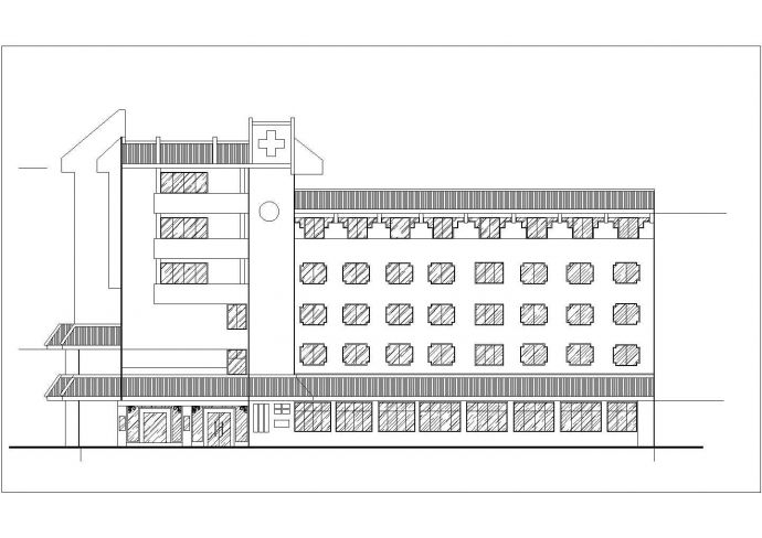 艺鹤中医分院外墙改造-建筑施工图_图1