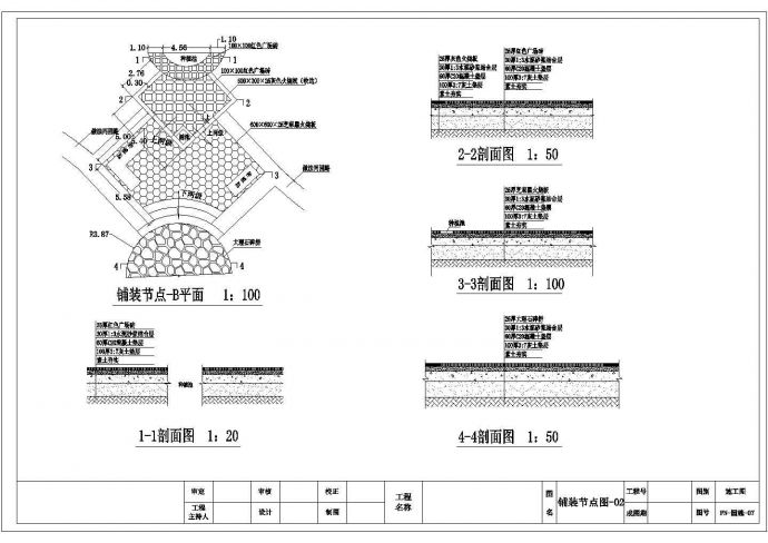 唐山市某大型湿度公园园林景观设计CAD图纸_图1