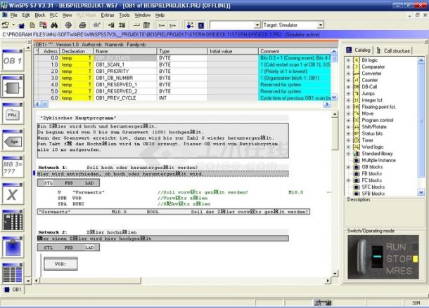 S7 300400编程模拟软件 WINSPS-S7-3_31