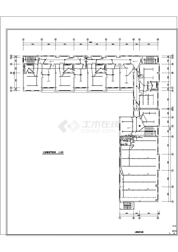行政中心配套1#住宅楼幼儿园电气设计图-图二
