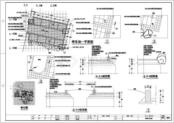 余姚市某儿童公园全套景观改造设计CAD图纸-图二