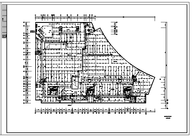 某地下二层消防电气施工cad图(含平面图，共三张)_图1