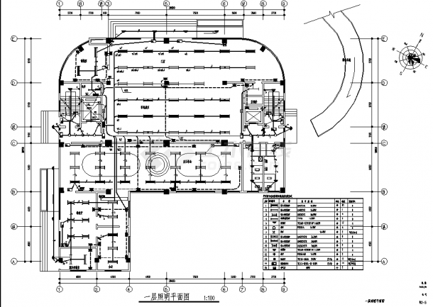 8层医院视光中心大楼电气系统设计施工cad图纸-图二
