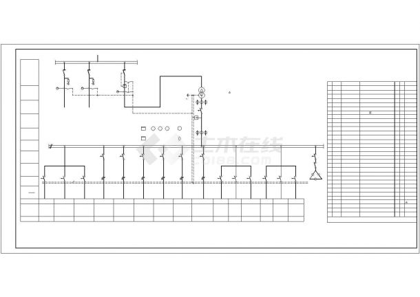 电气监控工程cad平面布置参考图-图二